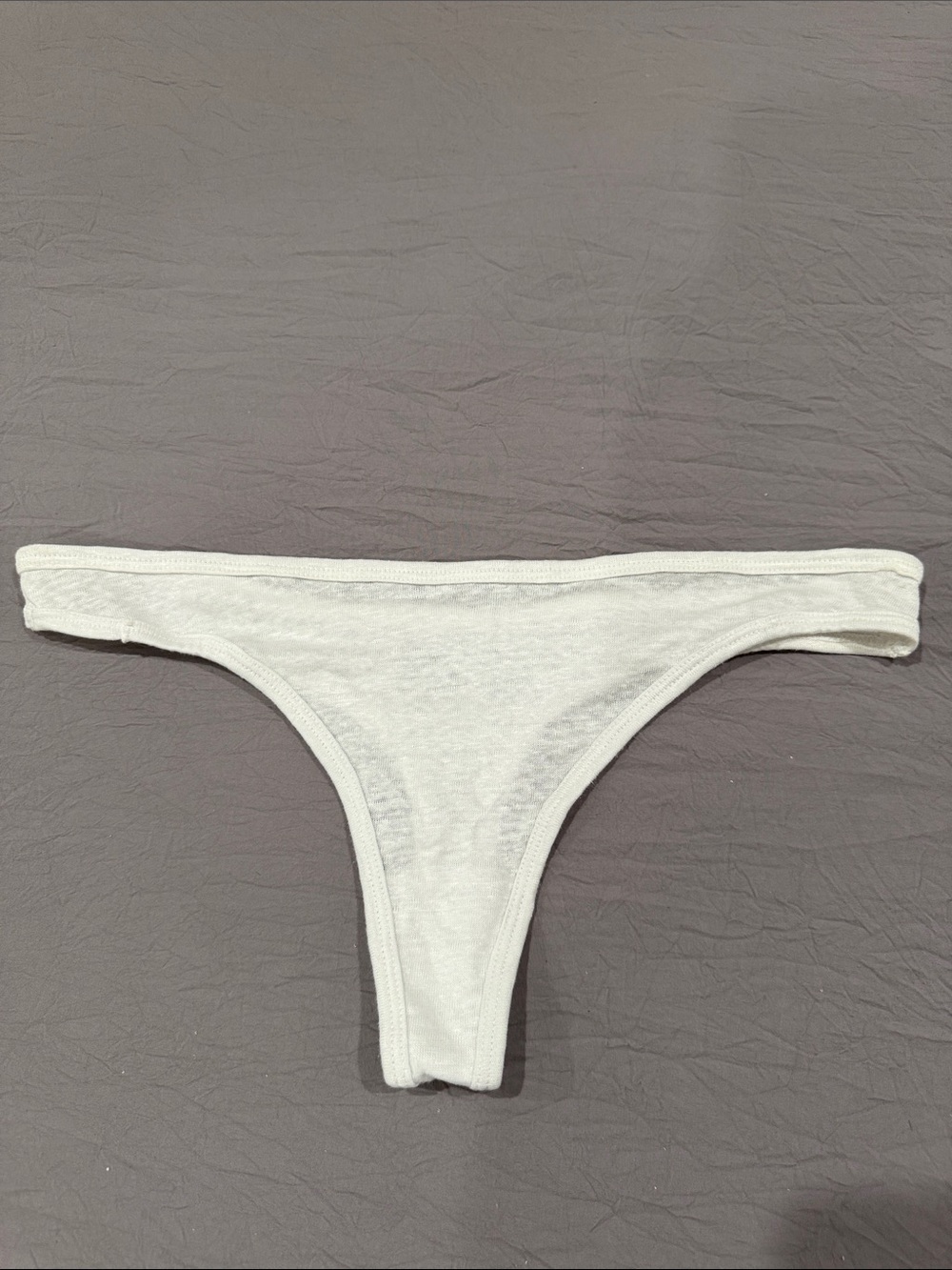 NEW 100% Organic Linen Thong Medium